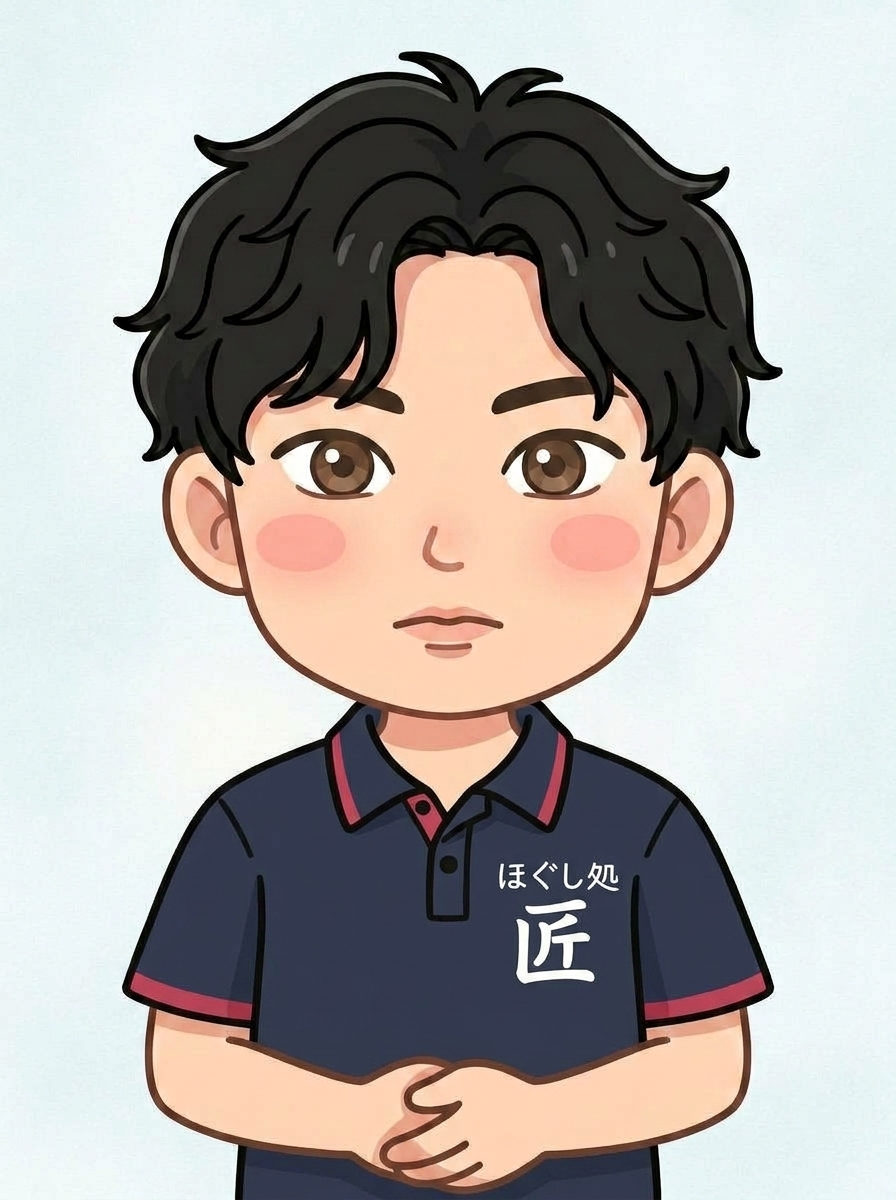 新セラピストTAKUMIのプロフィールイラスト